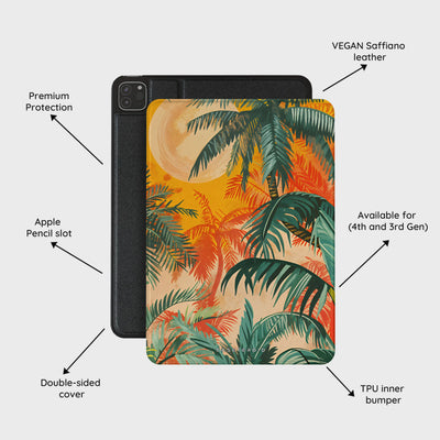 Sunset Shores Symphony - iPad Pro 12.9 (4th/3rd Gen) Case