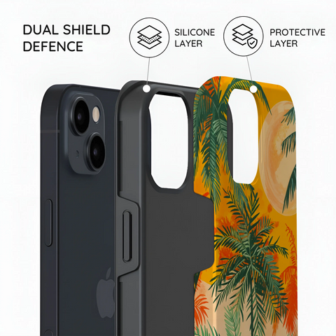 Sunset Shores Symphony - iPhone 13 Case