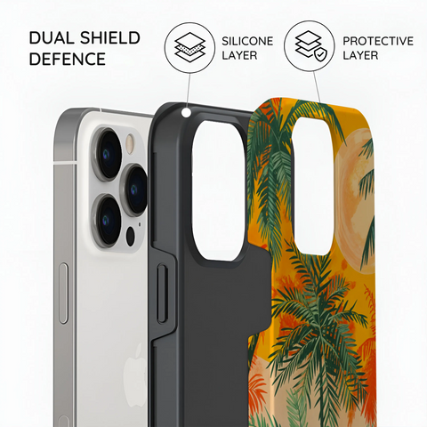Sunset Shores Symphony - iPhone 13 Pro Case