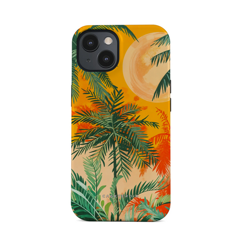 Sunset Shores Symphony - iPhone 14 Plus Case