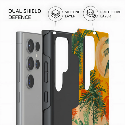 Sunset Shores Symphony - Samsung Galaxy S24 Ultra Case