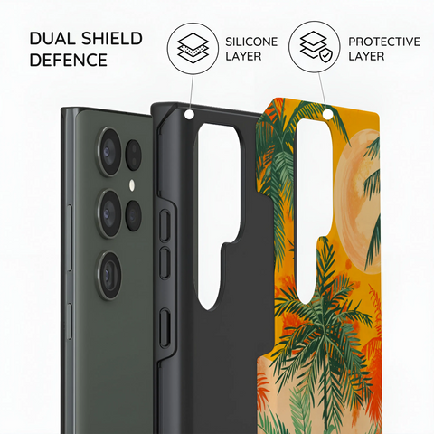 Sunset Shores Symphony - Samsung Galaxy S23 Ultra Case