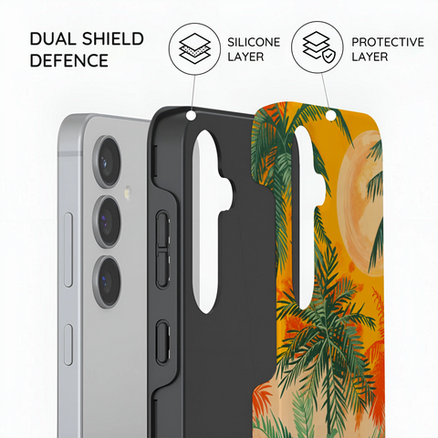 Sunset Shores Symphony - Samsung Galaxy S24 Plus Case