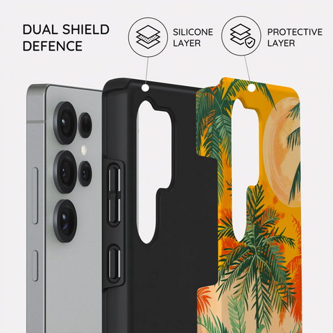 Sunset Shores Symphony - Samsung Galaxy S25 Ultra Case