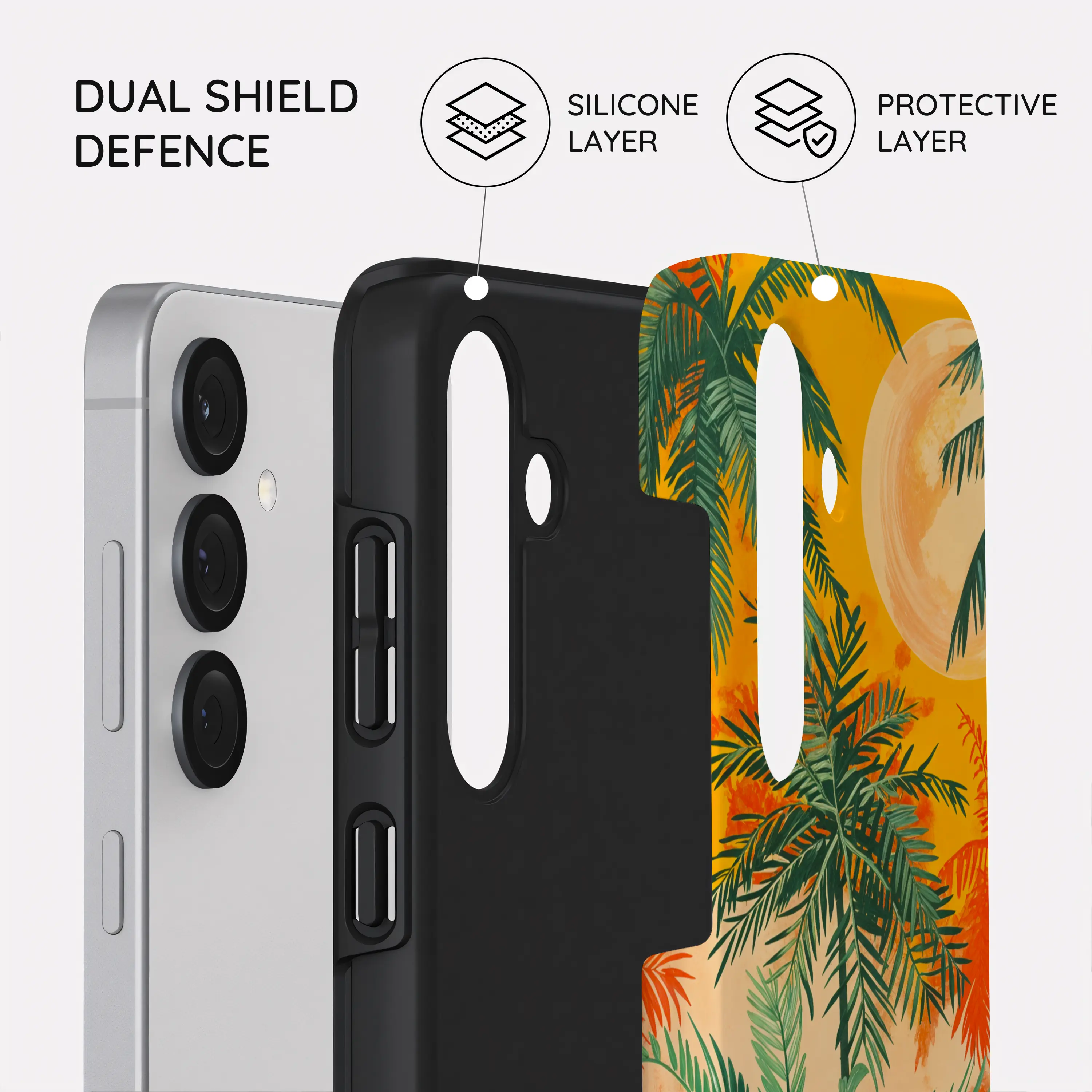 Sunset Shores Symphony - Samsung Galaxy S25 Case