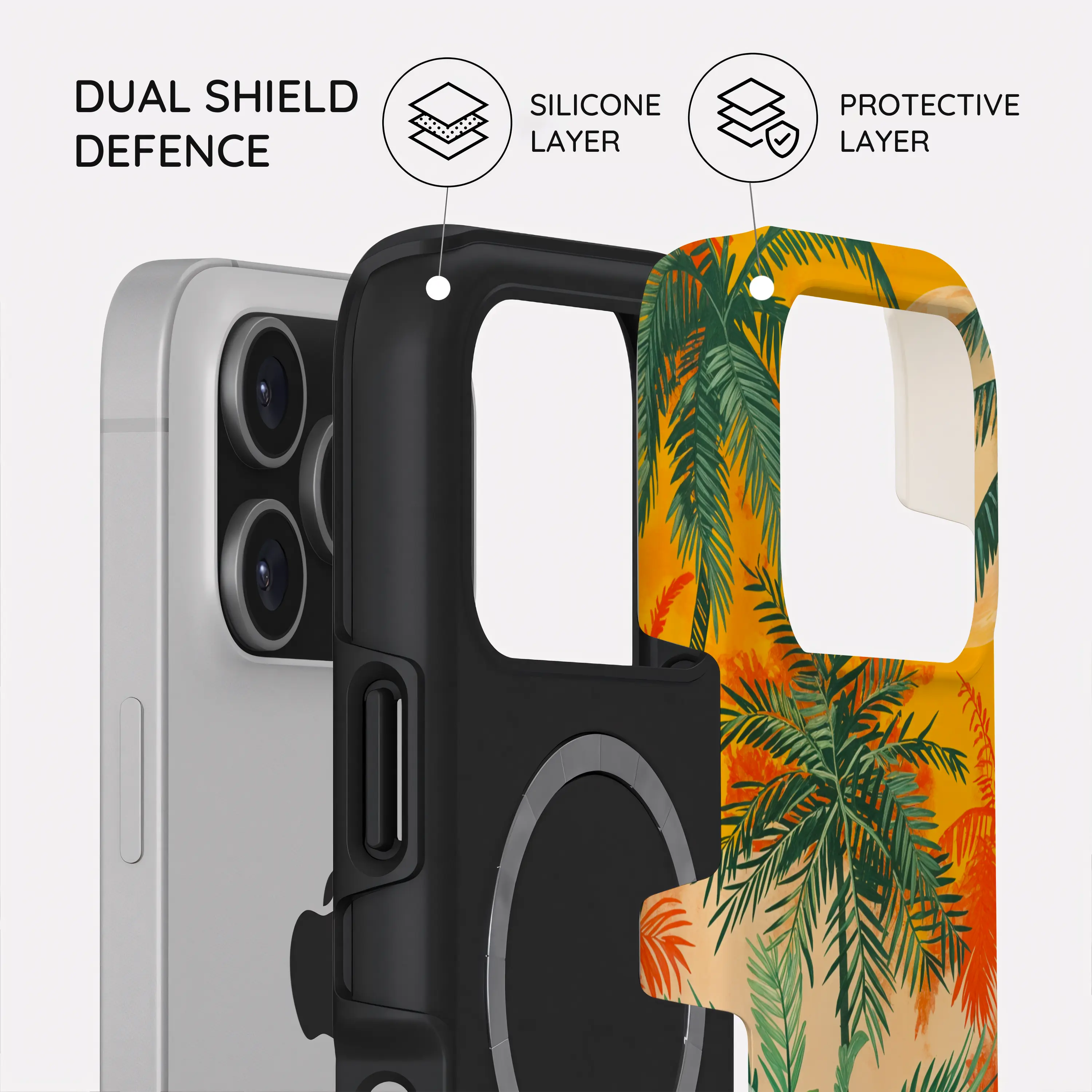 Sunset Shores Symphony - iPhone 17 Pro Case