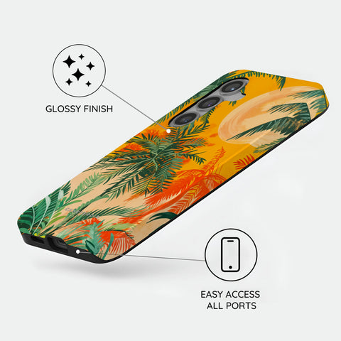 Sunset Shores Symphony - Samsung Galaxy S24 Plus Case