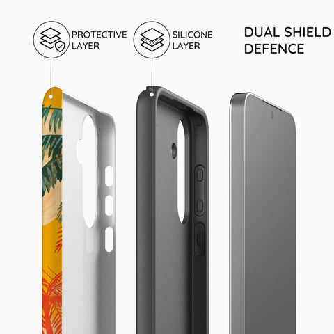 Sunset Shores Symphony - Samsung Galaxy S23 Case