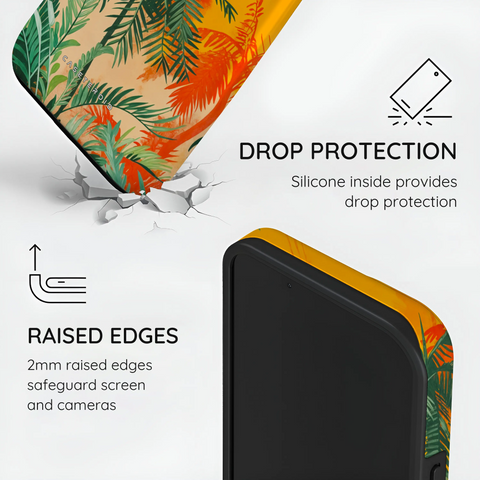 Sunset Shores Symphony - iPhone 15 Plus Case