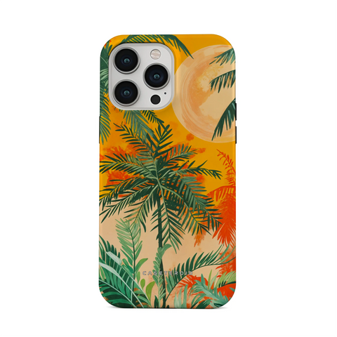 Sunset Shores Symphony - iPhone 14 Pro Case