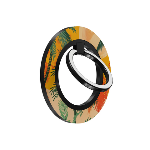 Sunset Shores Symphony - Magnetic Ring Holder