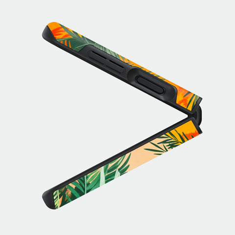 Sunset Shores Symphony - Samsung Galaxy Z Flip 4 Case