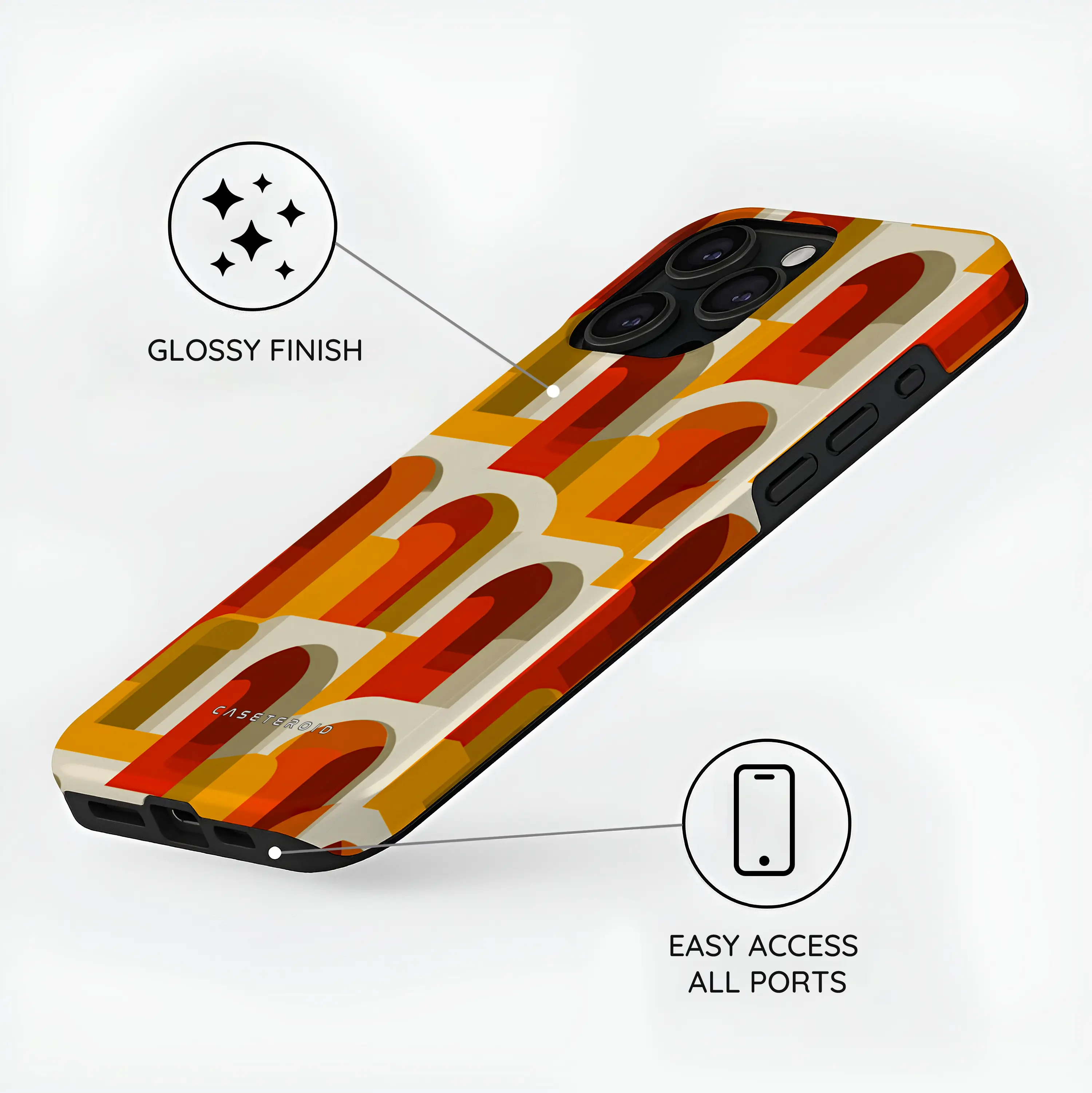 Suprema Grid - iPhone 15 Pro Case