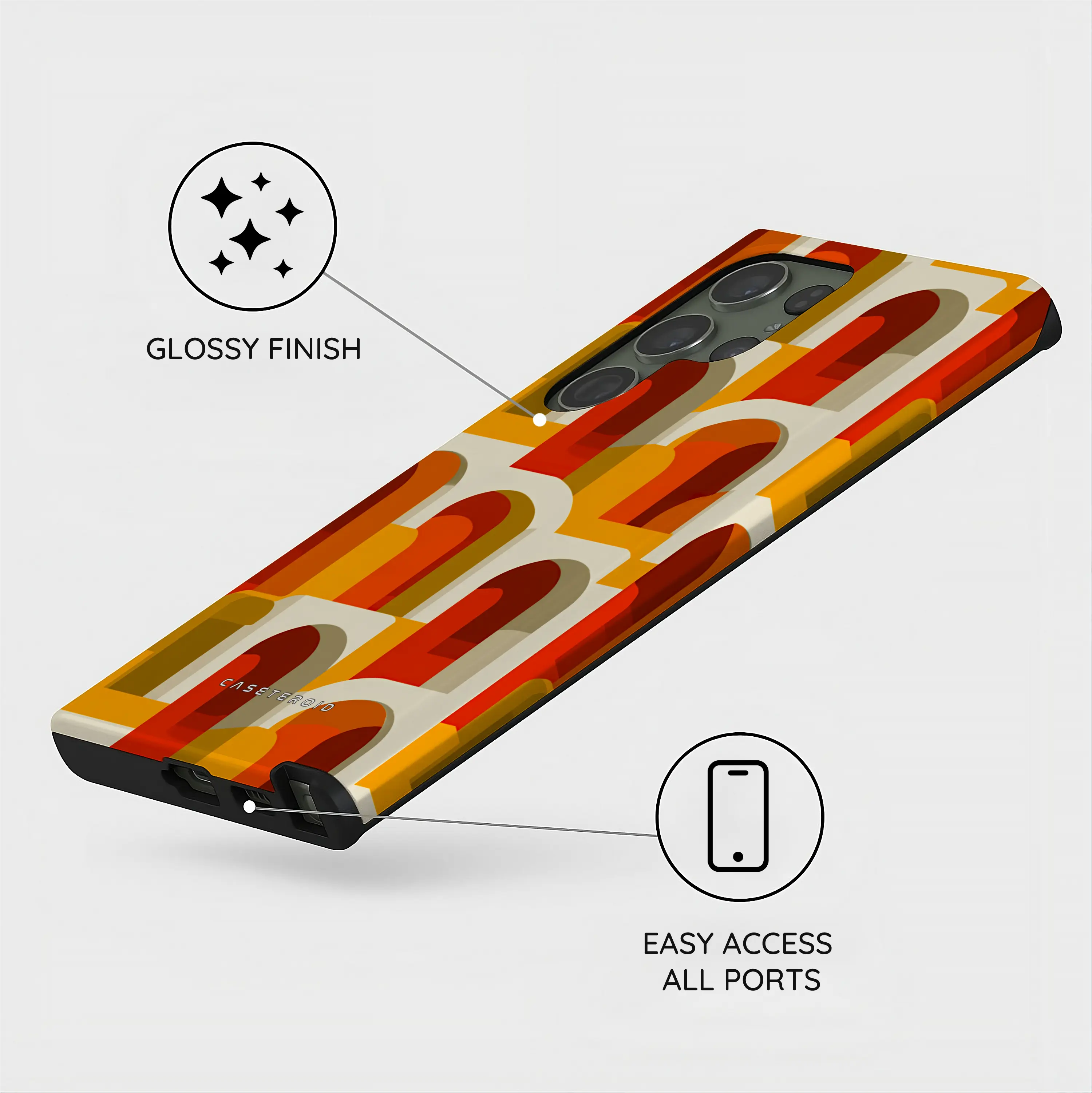 Suprema Grid - Samsung Galaxy S23 Ultra Case