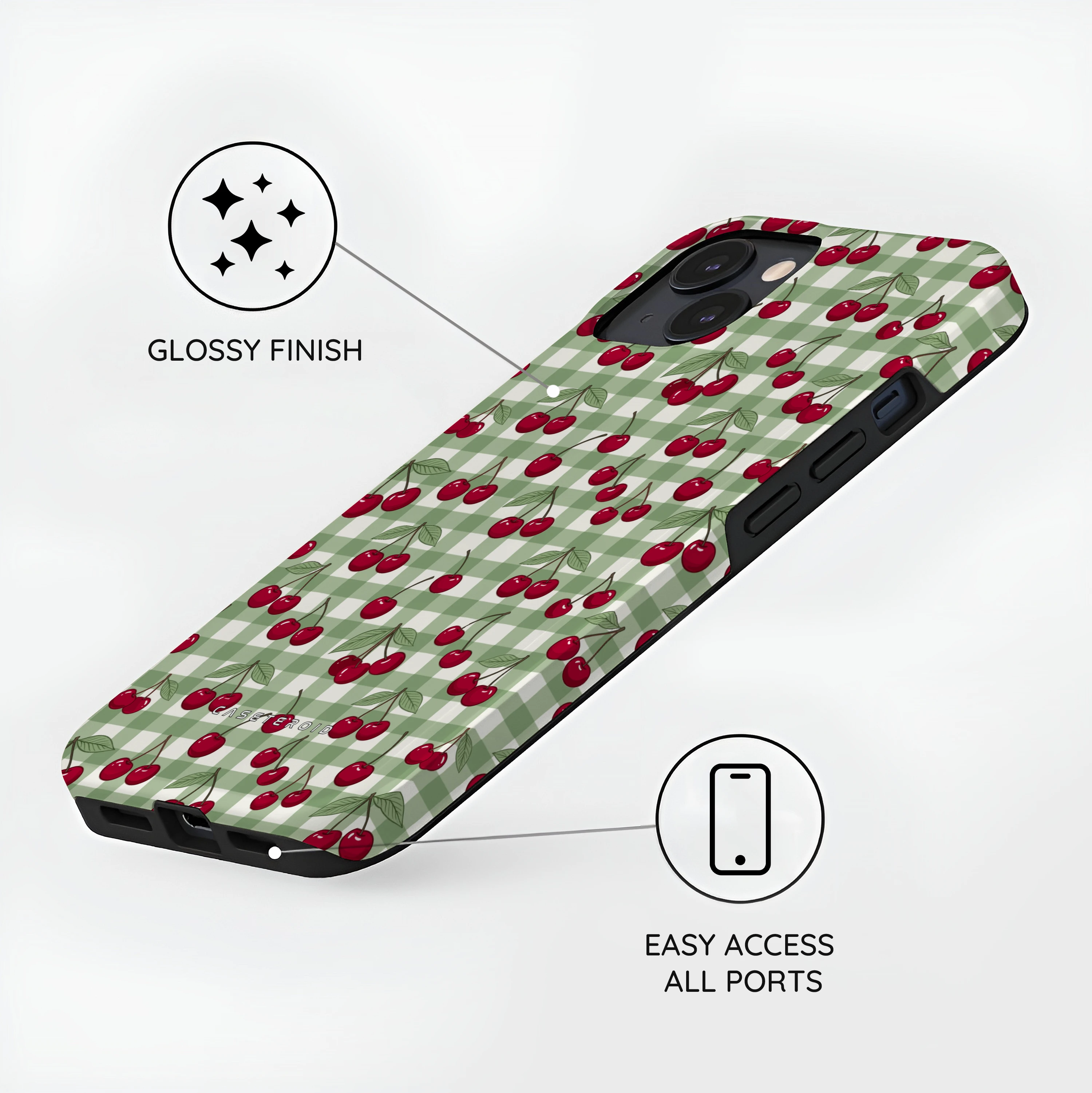 Sweet Cherries - iPhone 15 Plus Case
