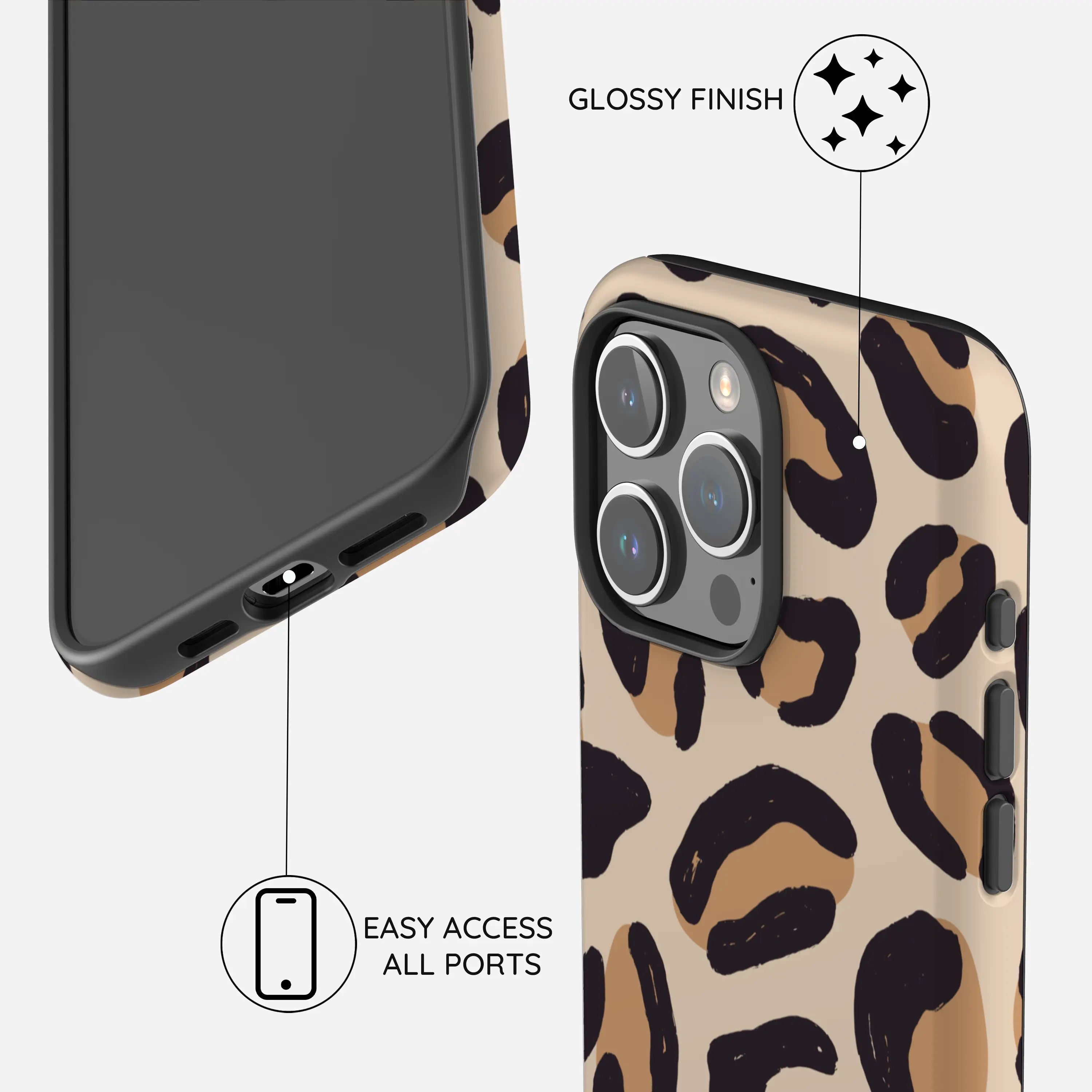 Tiger Marks - iPhone 15 Pro Case