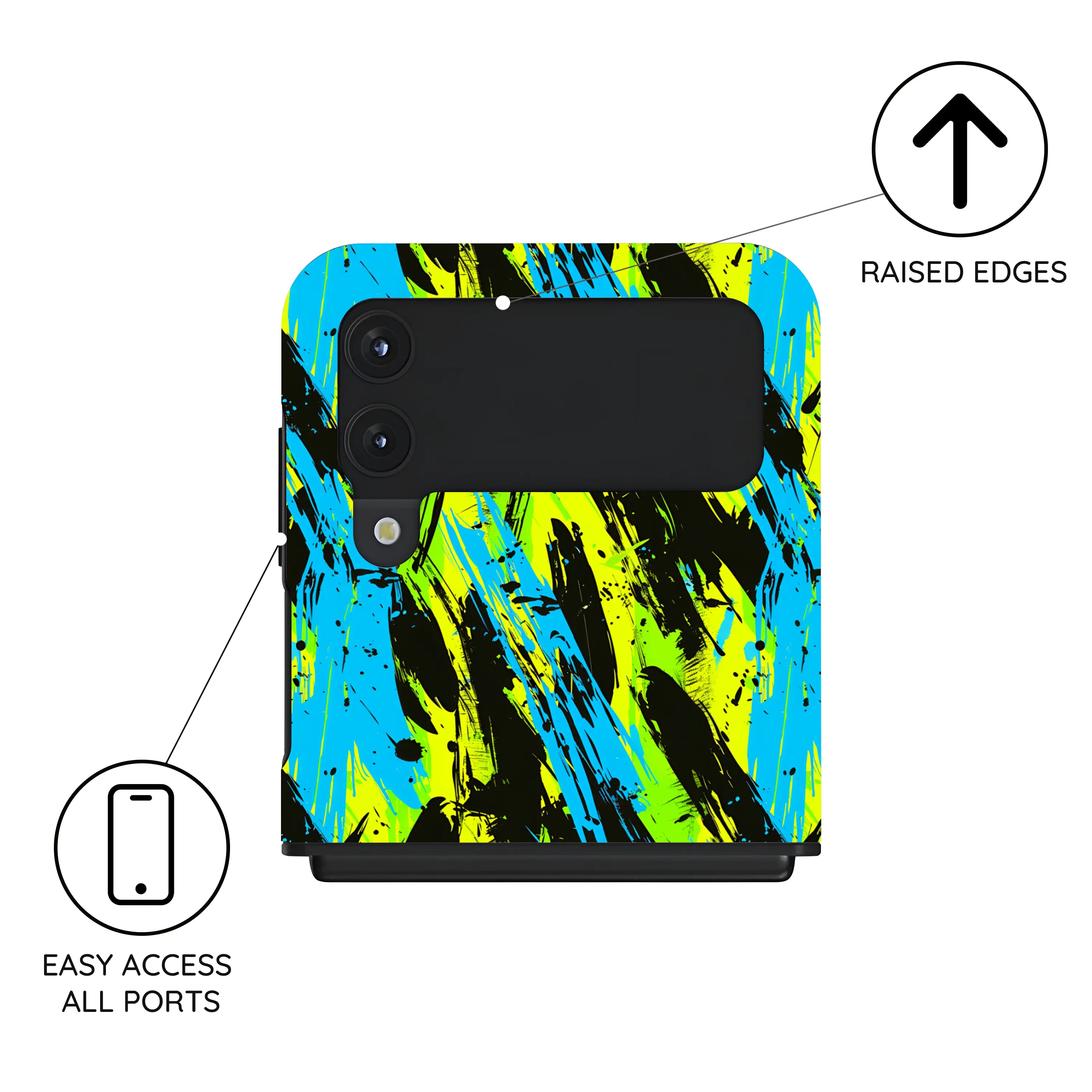 Toxic Rush - Samsung Galaxy Z Flip 4 Case