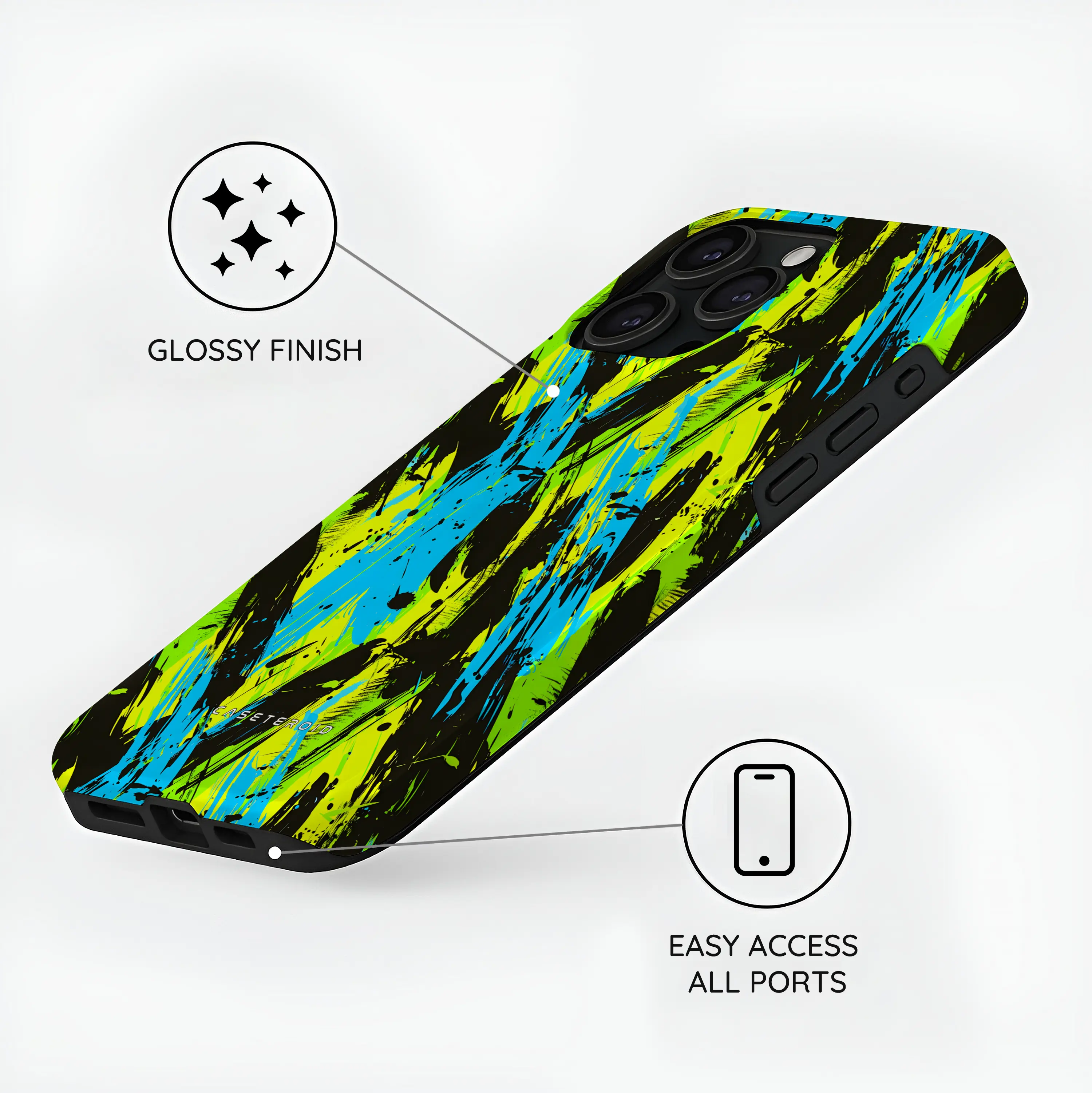 Toxic Rush - iPhone 15 Pro Case