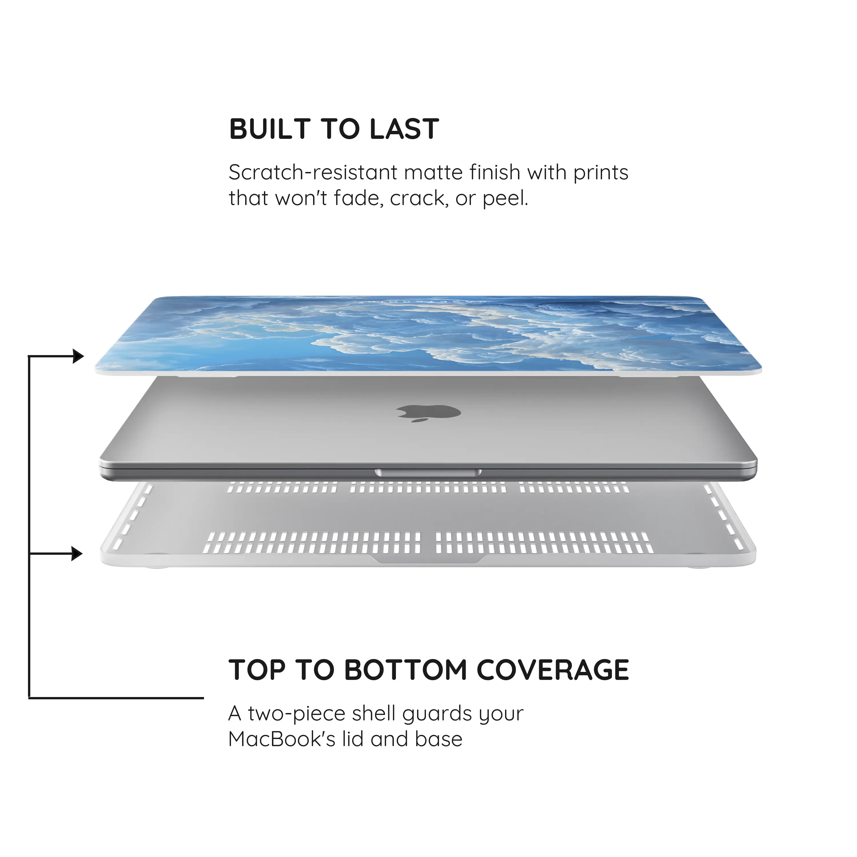 Tranquil Skyward Horizon - MacBook Pro Case