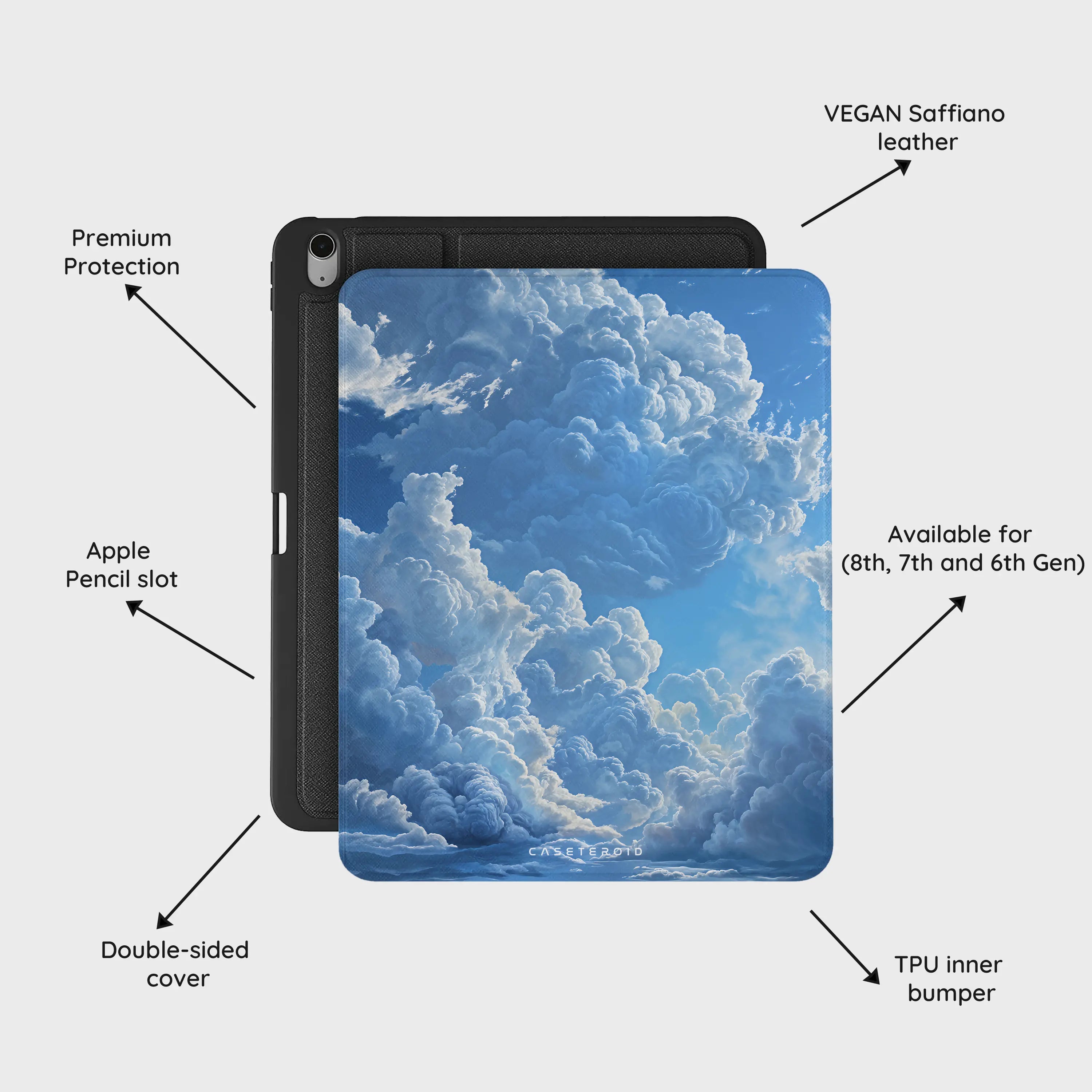 Tranquil Skyward Horizon - iPad Air 13 (8th/7th/6th Gen) Case