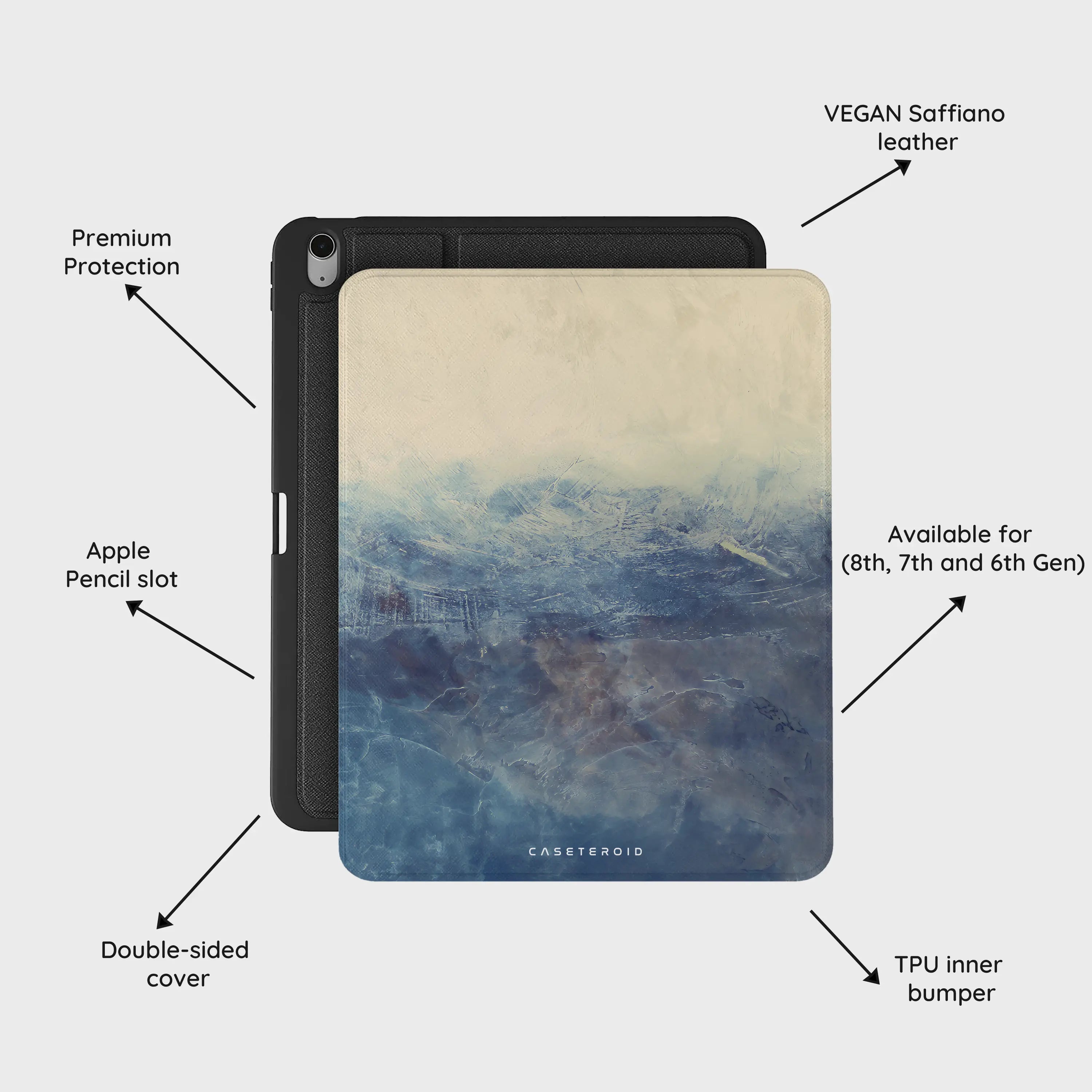 Tranquil Tones - iPad Air 13 (8th/7th/6th Gen) Case