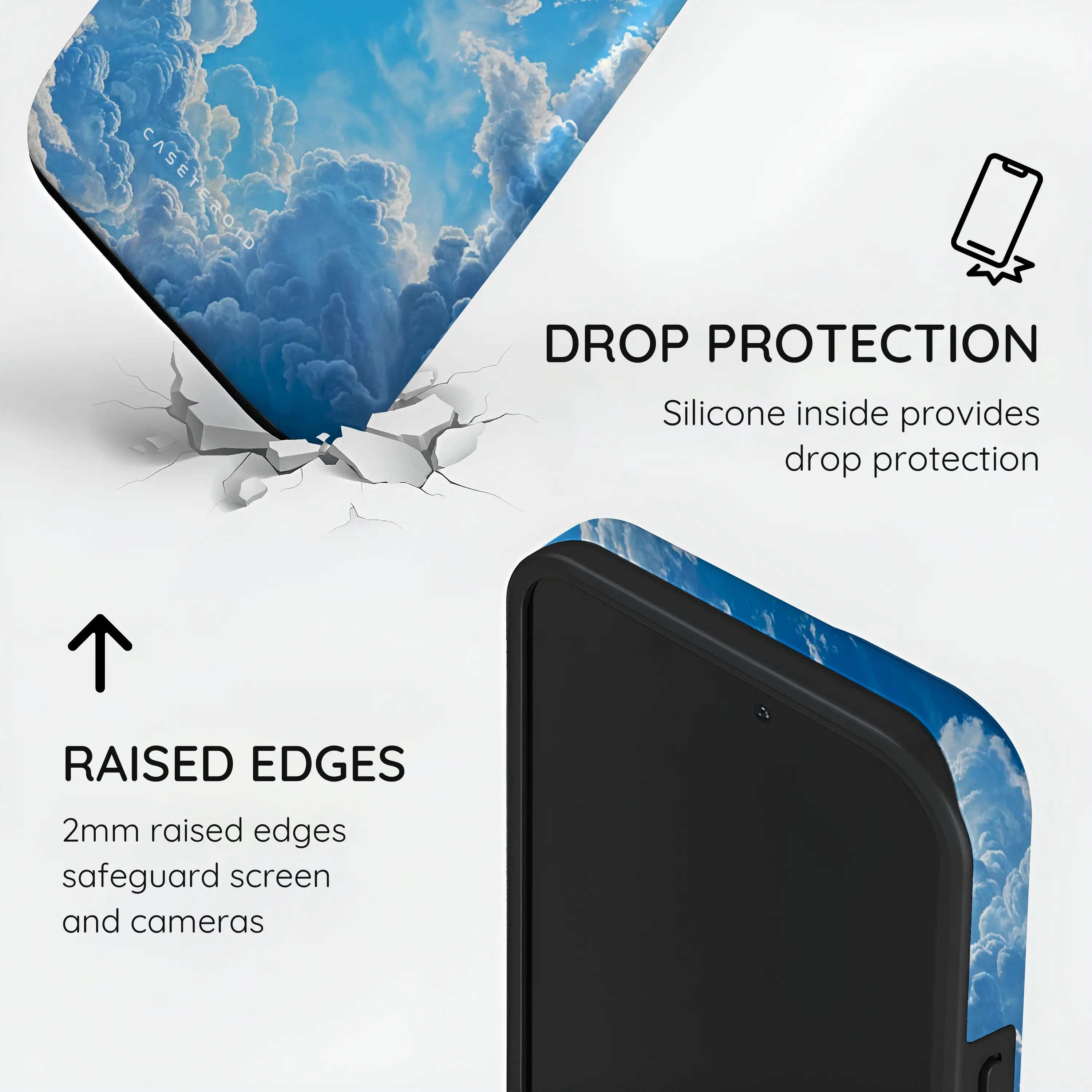 Tranquil Skyward Horizon - iPhone 14 Plus Case
