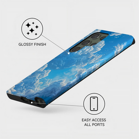Tranquil Skyward Horizon - Samsung Galaxy S23 Ultra Case