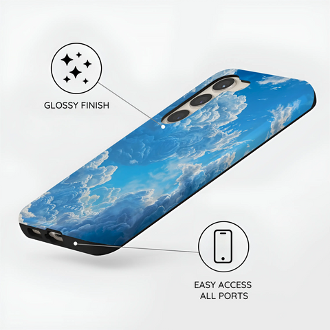 Tranquil Skyward Horizon - Samsung Galaxy S23 Plus Case