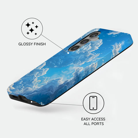 Tranquil Skyward Horizon - Samsung Galaxy S24 Plus Case