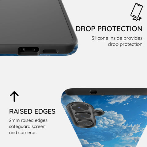 Tranquil Skyward Horizon - Samsung Galaxy S24 Case