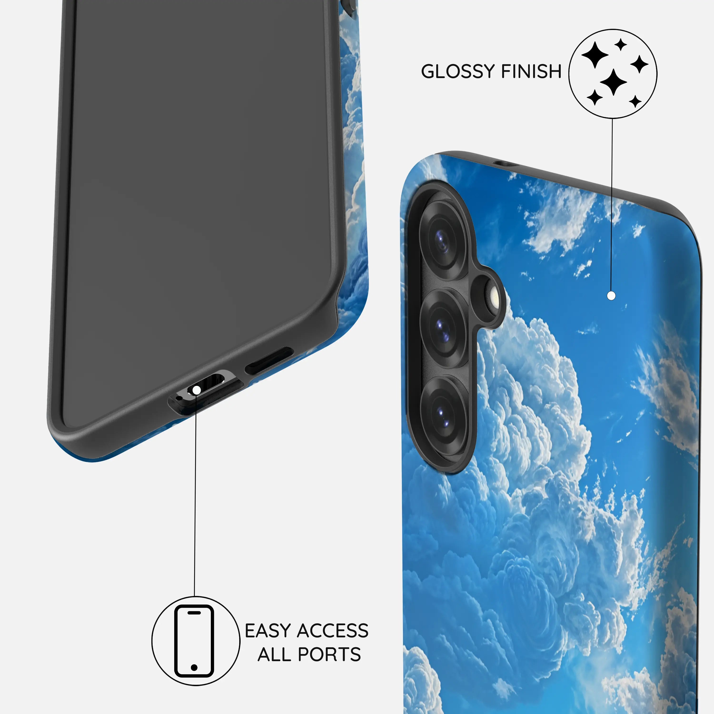 Tranquil Skyward Horizon - Samsung Galaxy S23 Case