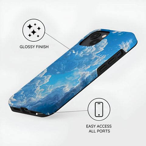 Tranquil Skyward Horizon - iPhone 15 Plus Case