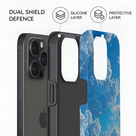 Tranquil Skyward Horizon - iPhone 15 Pro Case