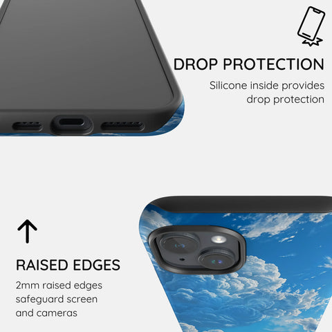 Tranquil Skyward Horizon - iPhone 14 Case