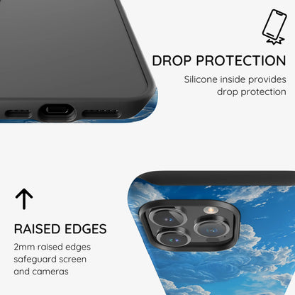 Tranquil Skyward Horizon - iPhone 14 Pro Case