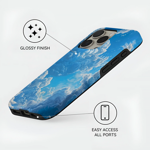 Tranquil Skyward Horizon - iPhone 16 Pro Max Case