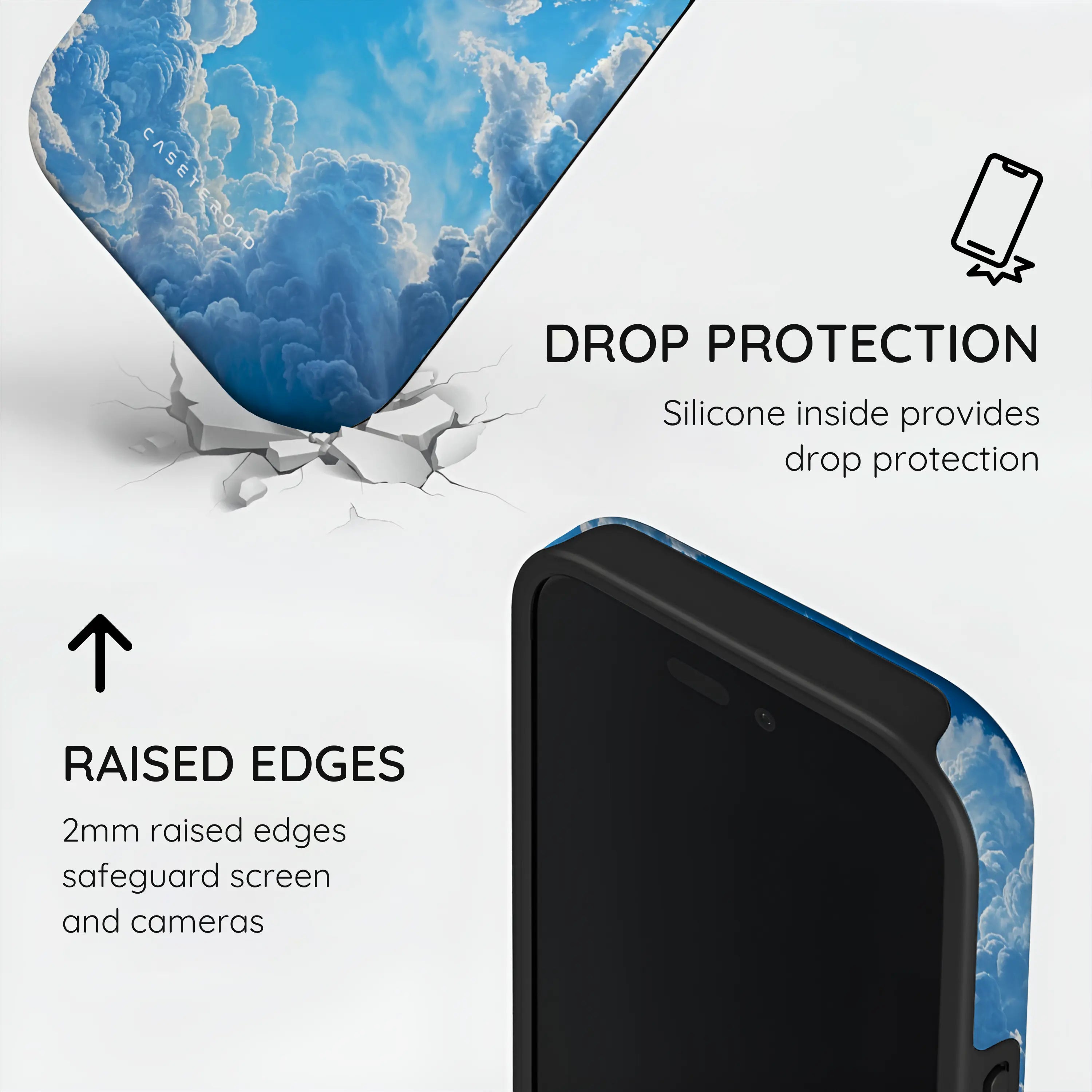 Tranquil Skyward Horizon - iPhone 16 Case