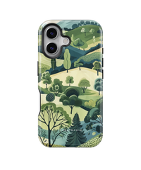 iPhone Tough Case with MagSafe - Tranquil Terrain Tapestry - CASETEROID