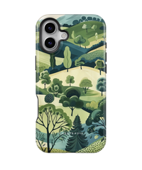 iPhone Tough Case with MagSafe - Tranquil Terrain Tapestry - CASETEROID