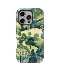 iPhone Tough Case with MagSafe - Tranquil Terrain Tapestry - CASETEROID