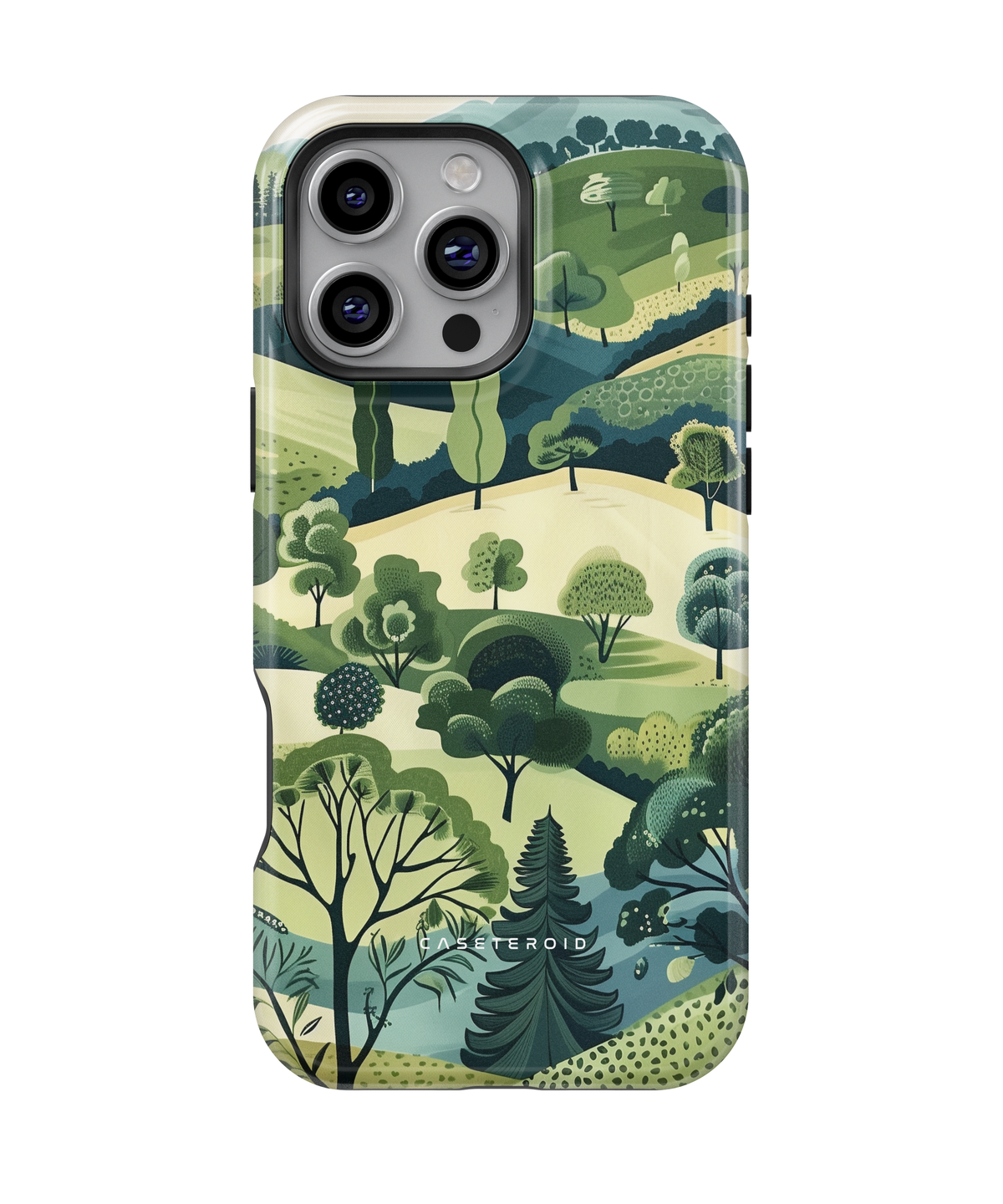 iPhone Tough Case with MagSafe - Tranquil Terrain Tapestry - CASETEROID