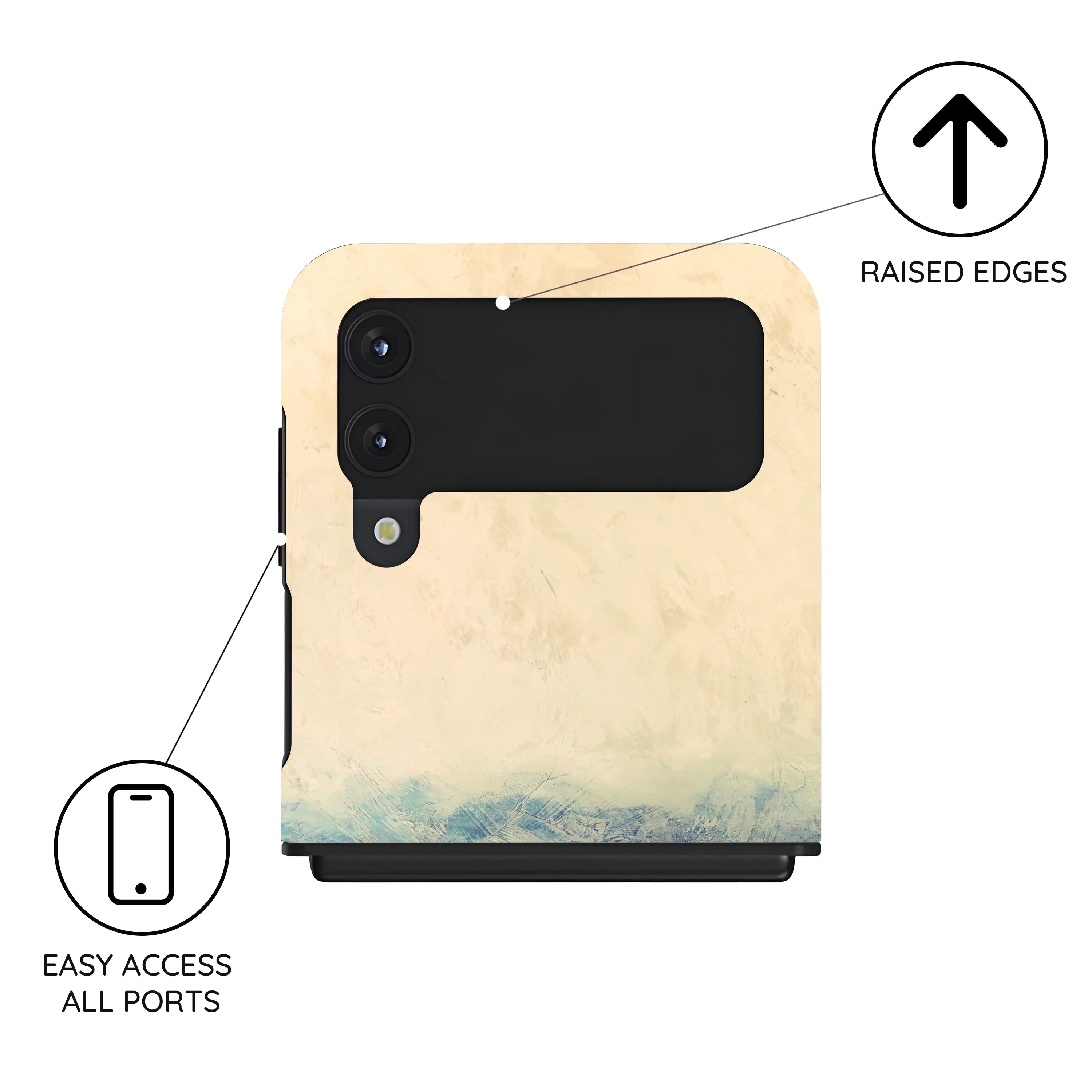 Tranquil Tones - Samsung Galaxy Z Flip 4 Case