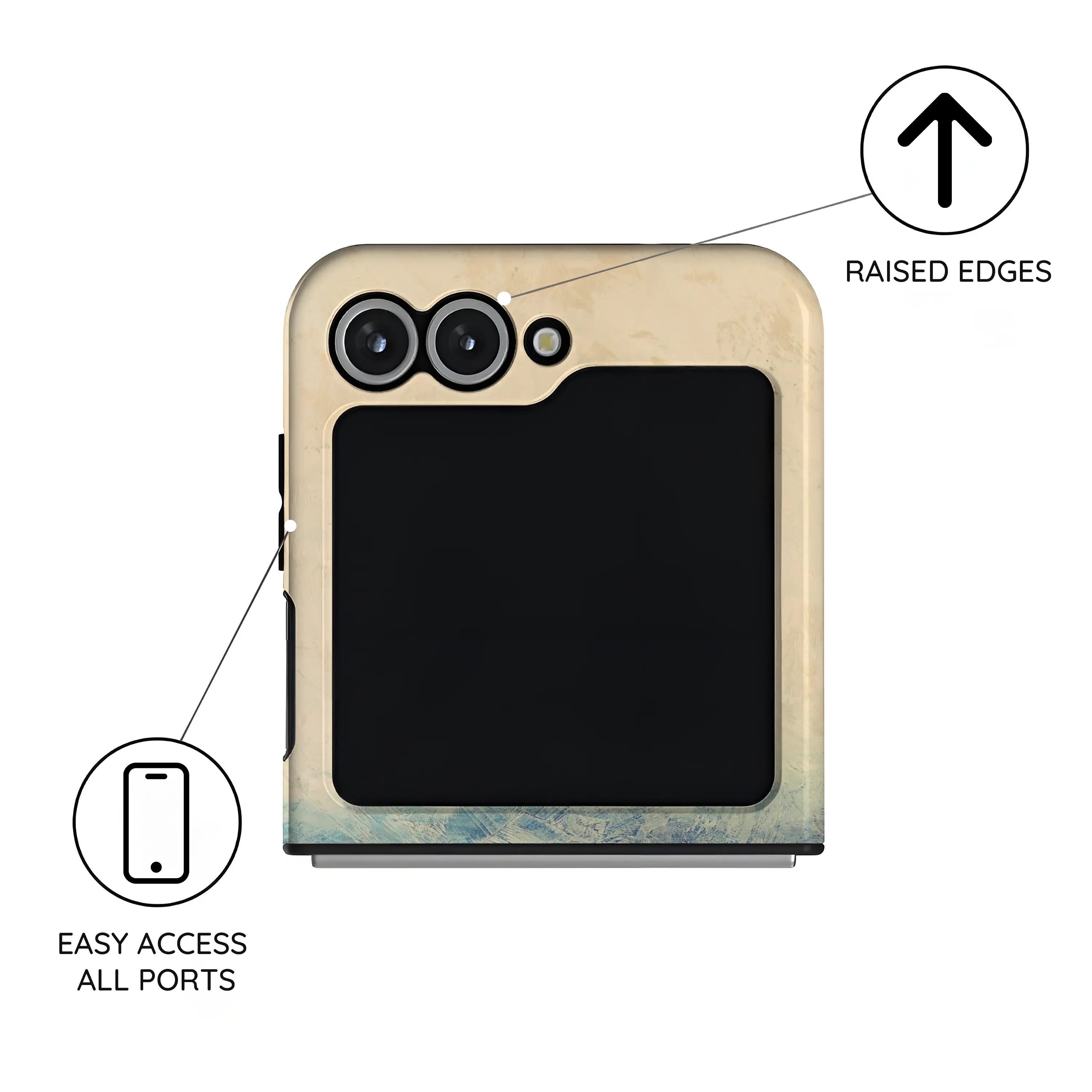 Tranquil Tones - Samsung Galaxy Z Flip 6 Case