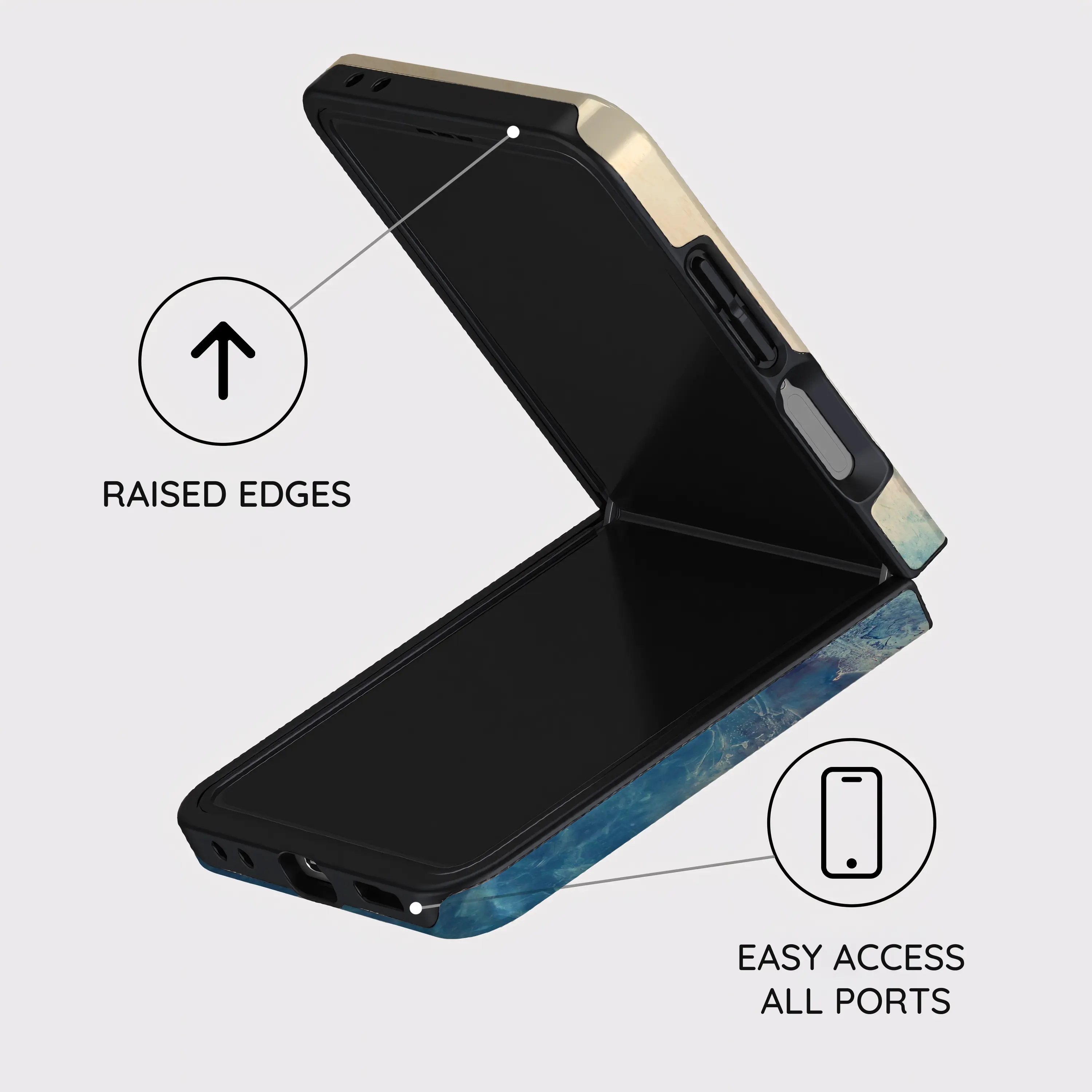 Tranquil Tones - Samsung Galaxy Z Flip 7 Case