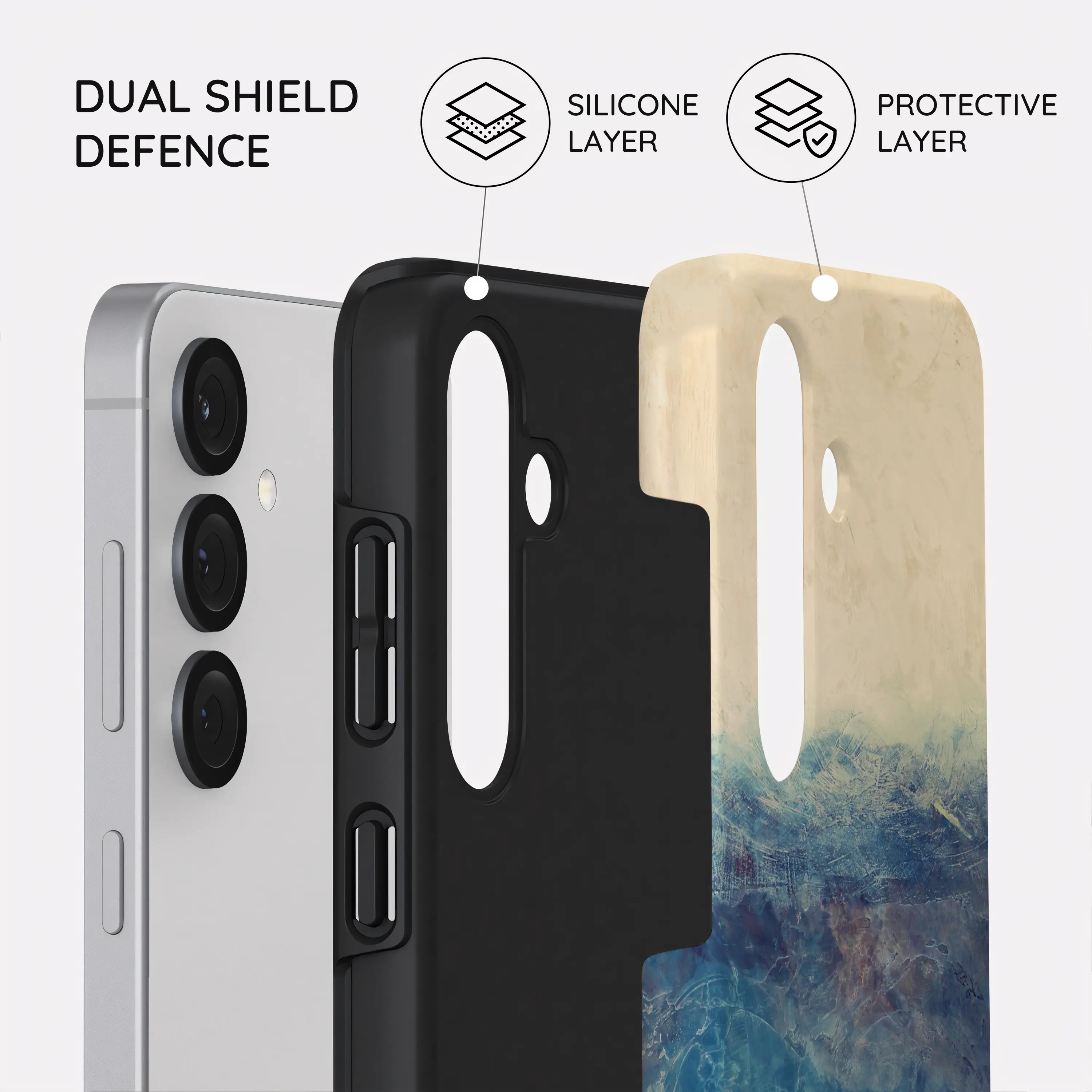 Tranquil Tones - Samsung Galaxy S25 Case