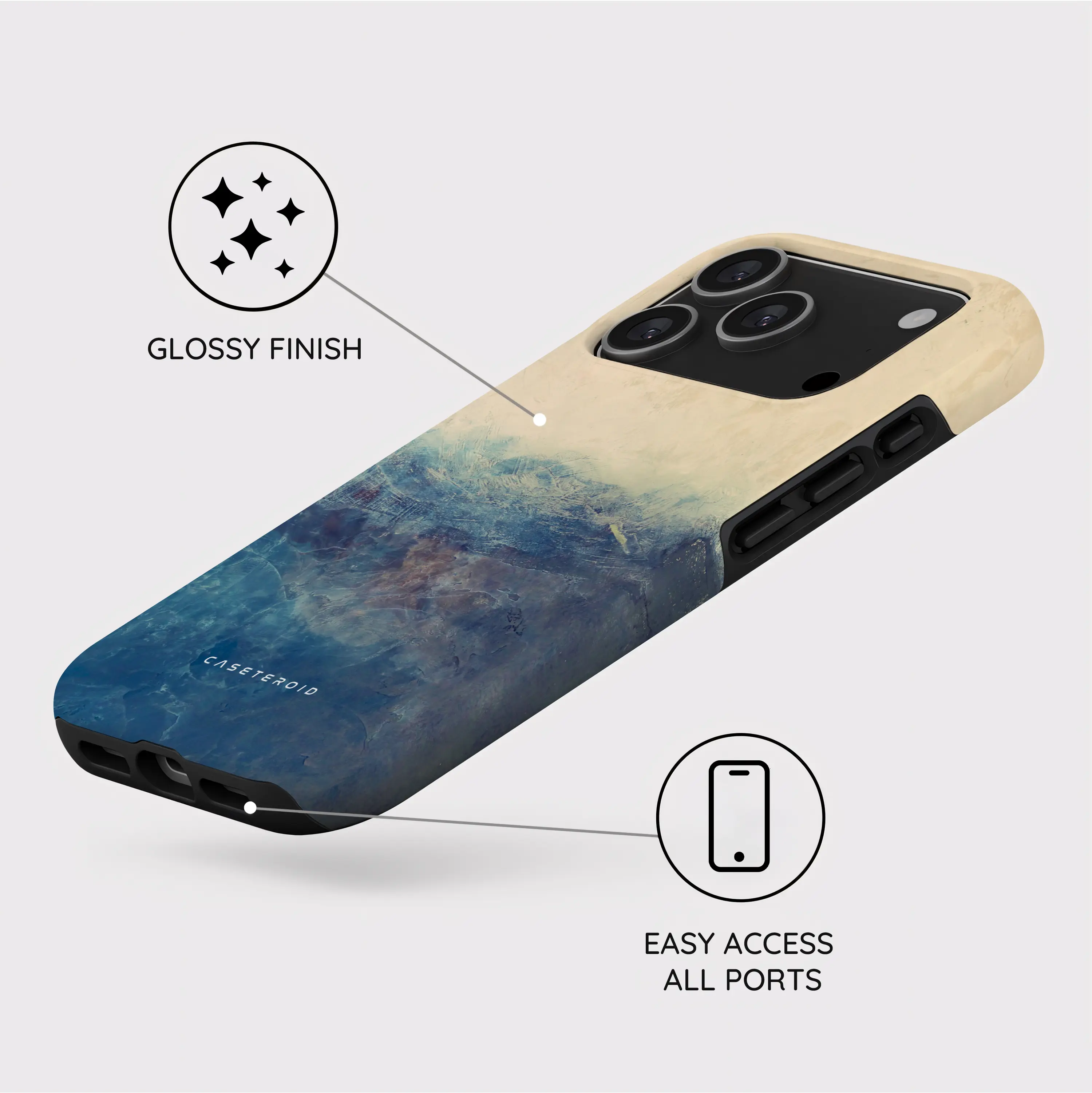 Tranquil Tones - iPhone 17 Pro Case