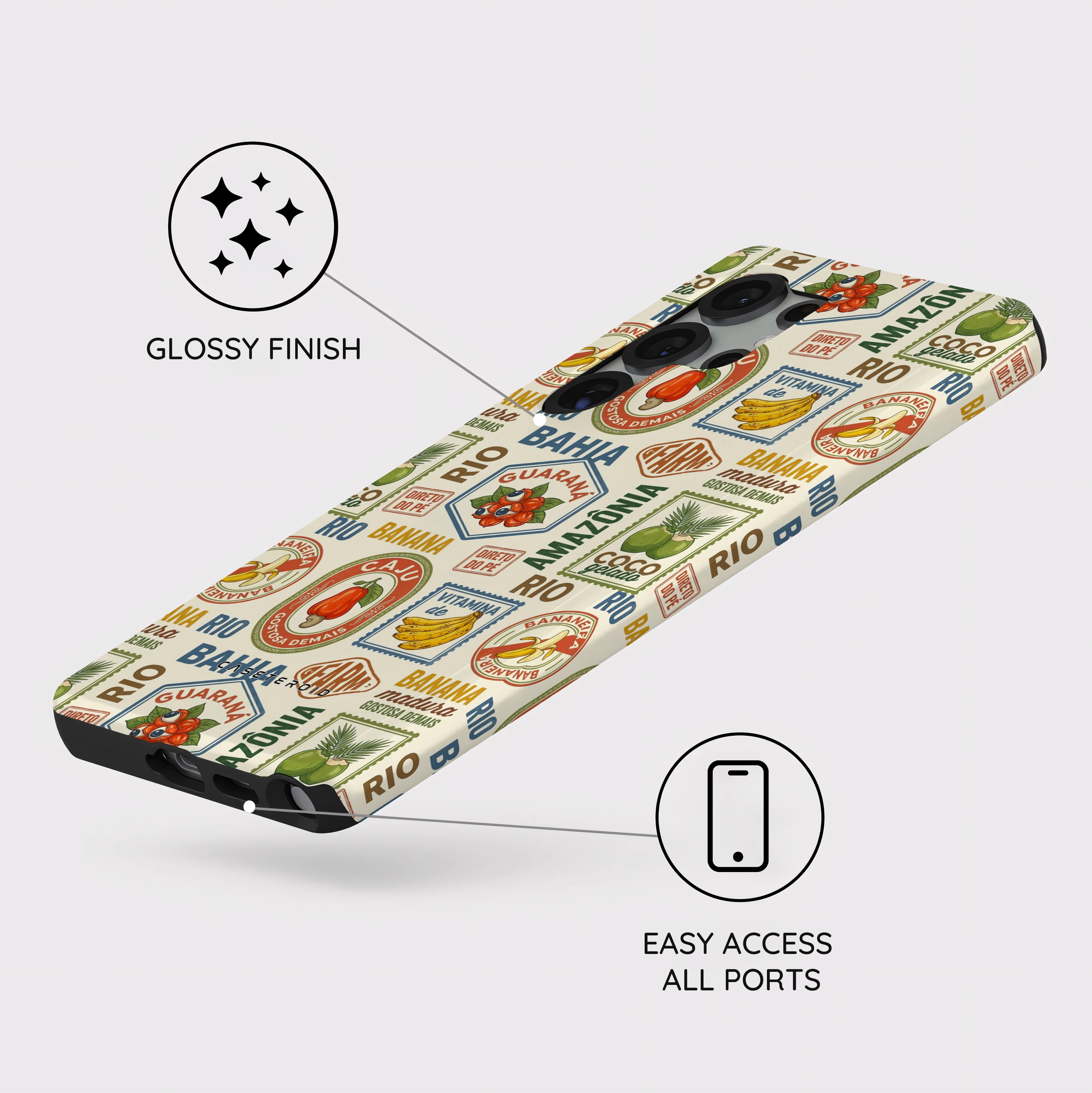Tropical Market - Samsung Galaxy S25 Ultra Case