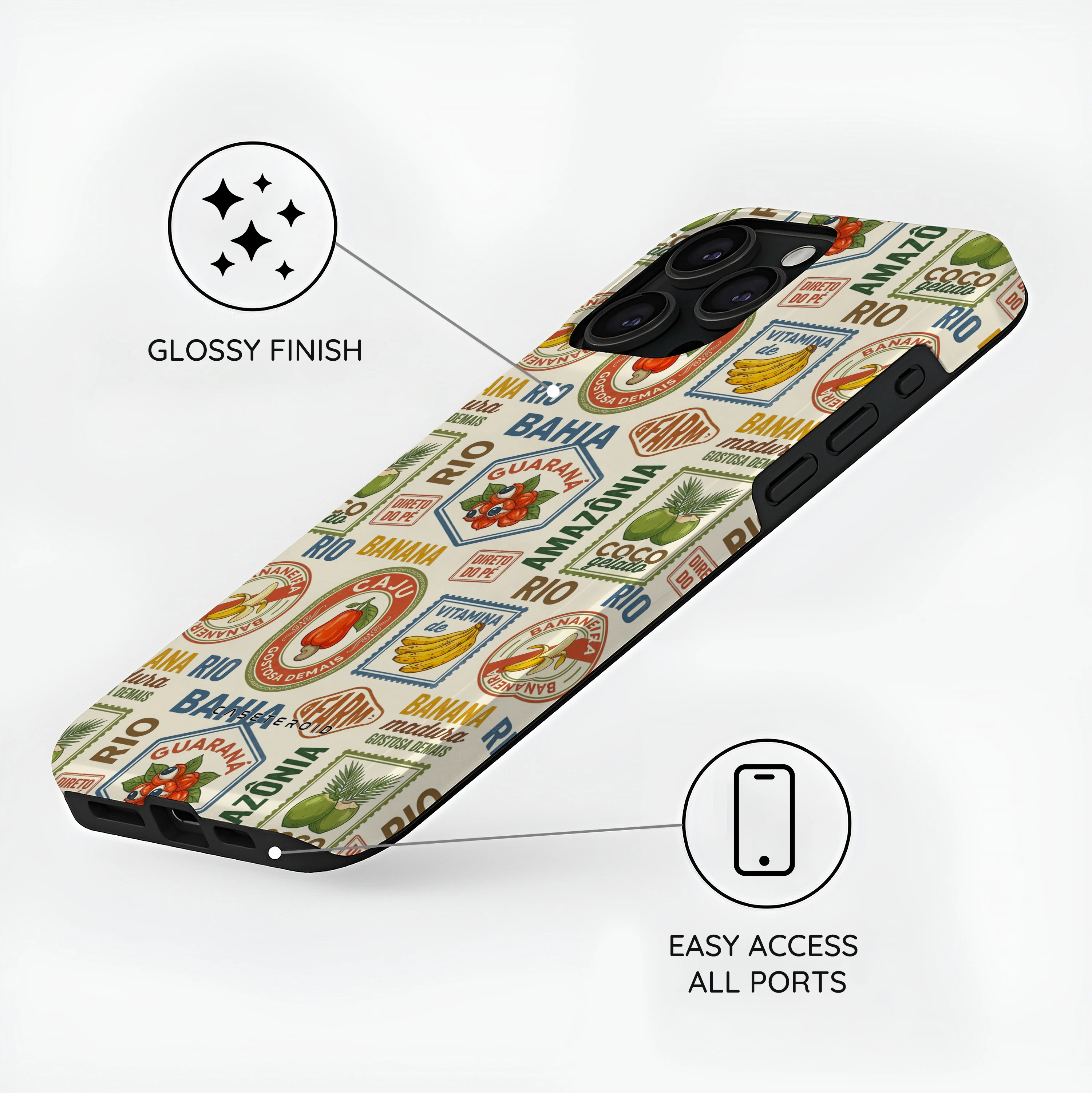 Tropical Market - iPhone 15 Pro Case