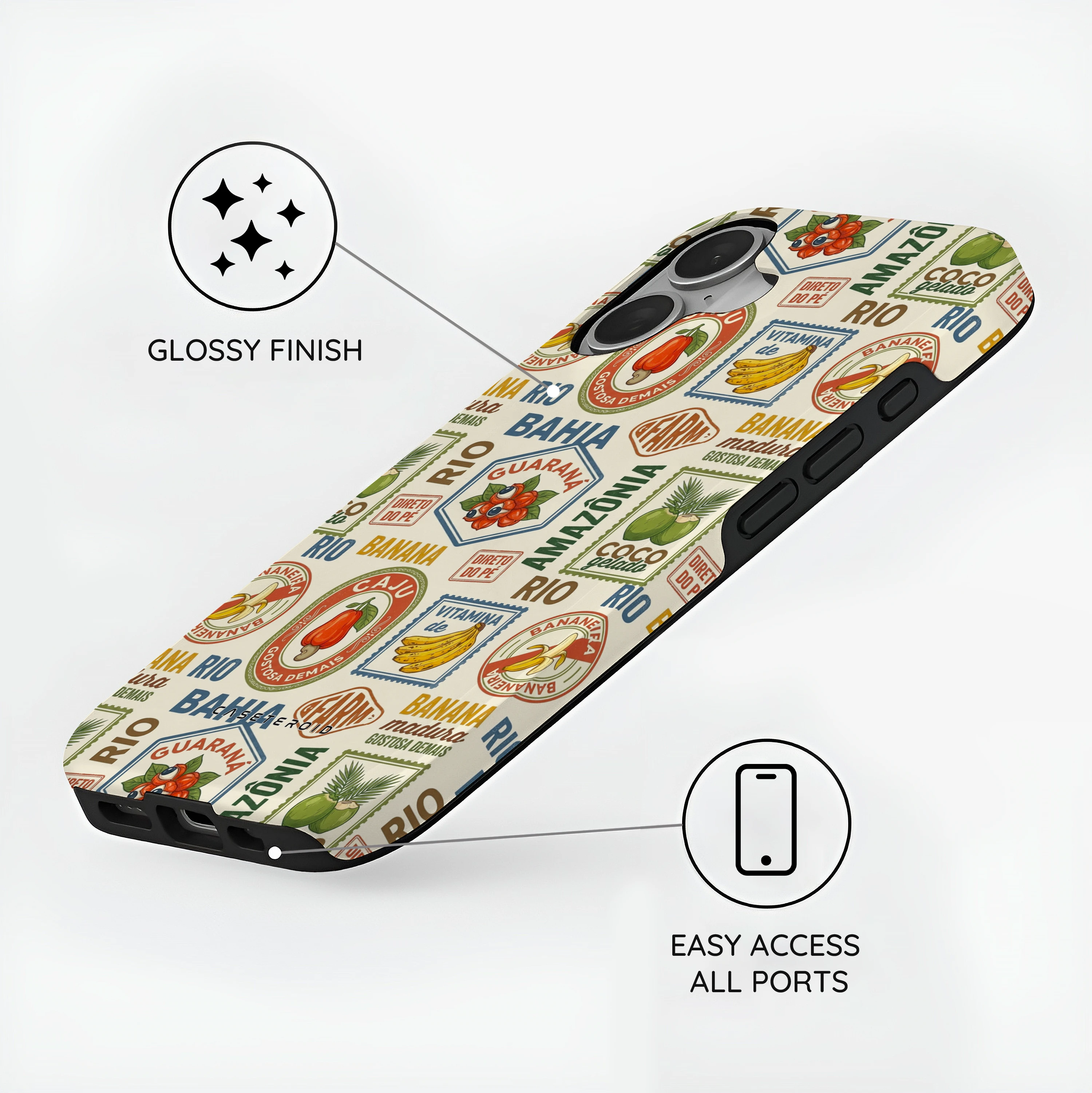 Tropical Market - iPhone 16 Case