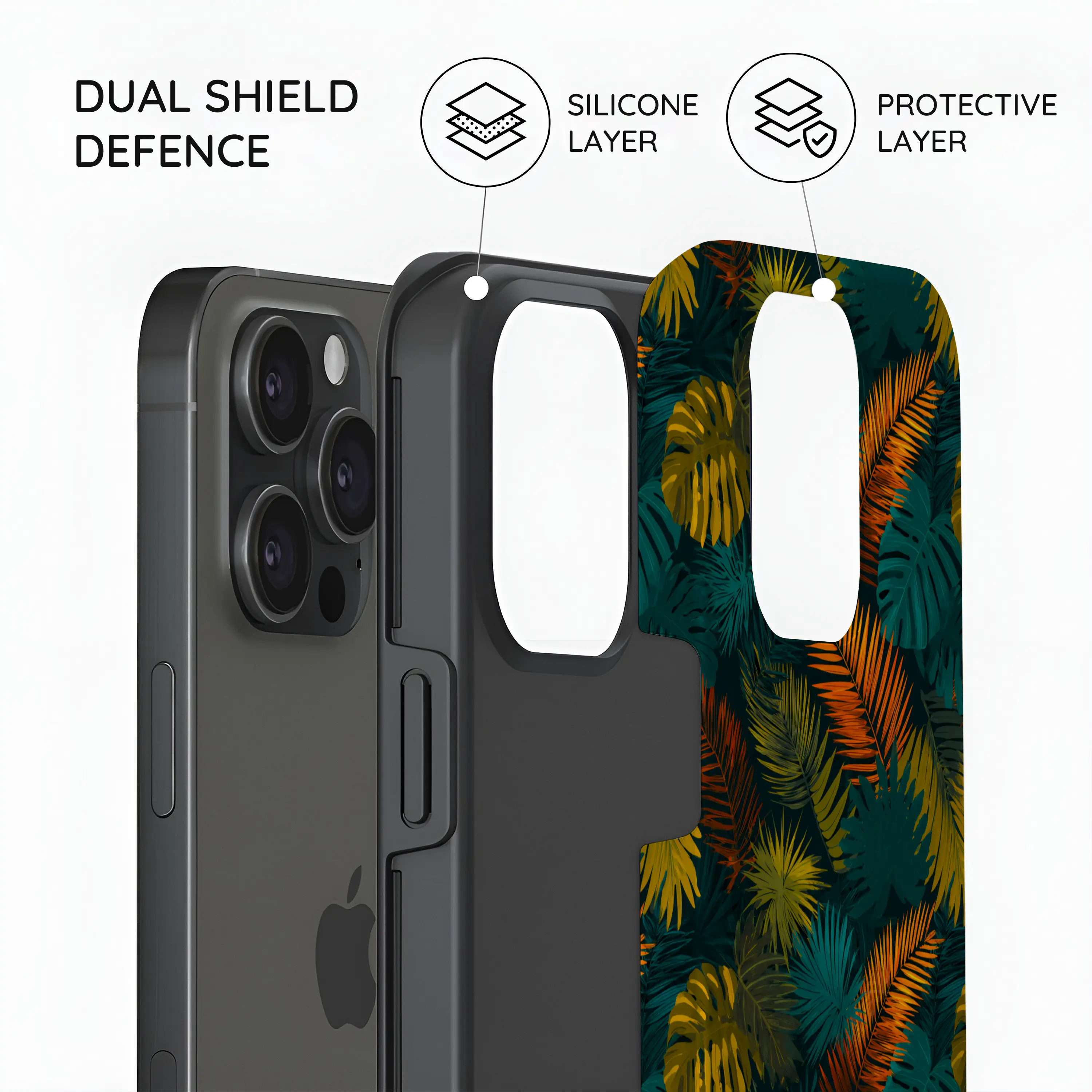 Tropico Noir - iPhone 15 Pro Case